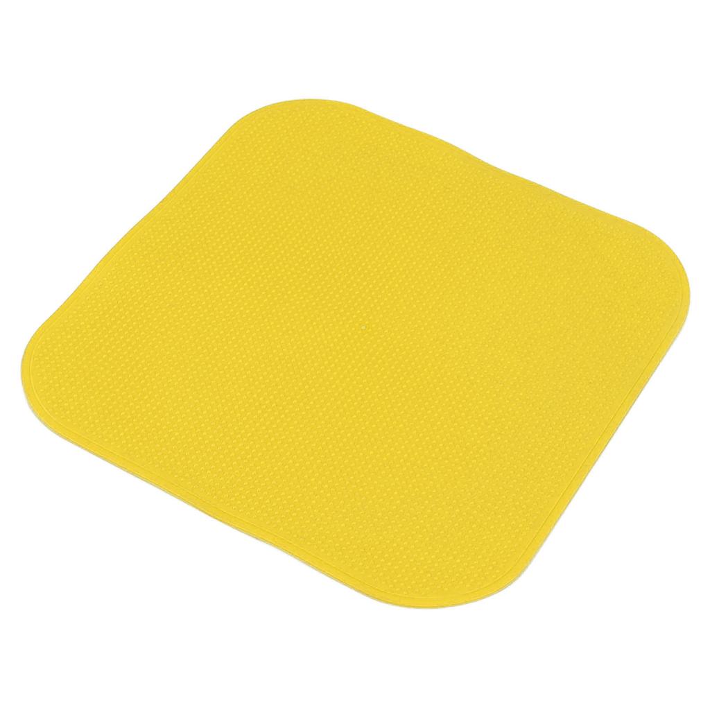 10 STÜCKE Fußball Markierungspunkte PP 23cm Quadratisch Flach Fußball Bodenpunkte für Outdoor Geschwindigkeitstraining Gelb