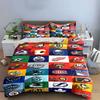 "Colorful NHL Team Logos Collection" Print Bedding Set Duvet Cover Pillowcases (1* Duvet Cover 2* Pillowcases Do Not Include Comforter)
