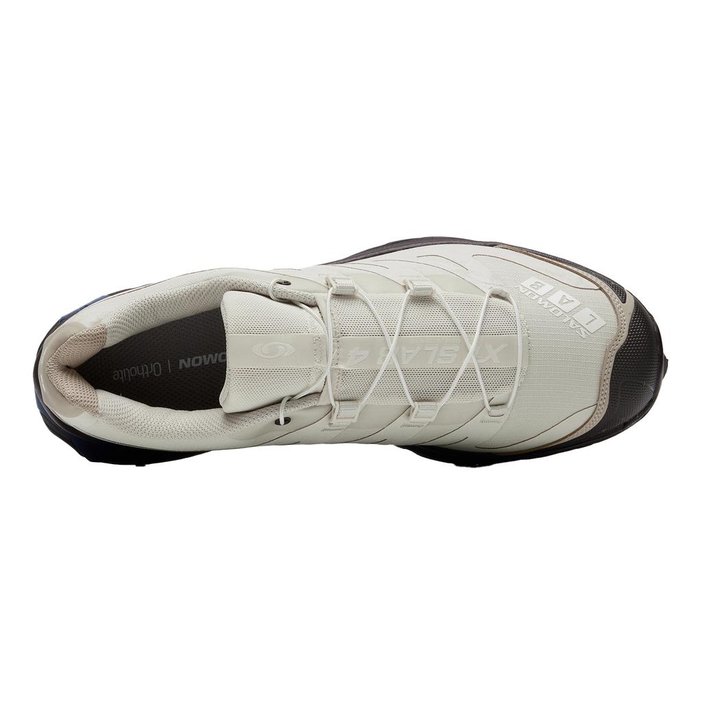 SALOMON XT 4 Running Shoes Unisex Low top Vanilla/Coffee Black/Dark Blue Sneakers 478770