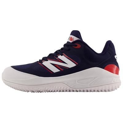 Fresh Foam 3000v7 Niedrige Schafthöhe Abriebfeste Funktionalität Baseballschuhe Herren Marineblau Sneaker T3000RB7