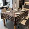 Mesa de Jantar Cozinha Festa Decoração Lavável Algodão Linho Retângulo Toalha de Mesa