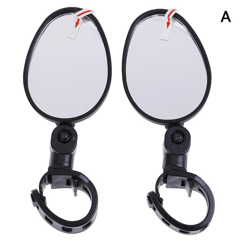Cheap 2Pc WideAngle 360Degree Rotating Bicycle Mirror Handlebar
