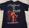 Vintage Nightwish Tour Baumwolle Schwarz Herren S-234XL T-Shirt Unisex T-Shirt
