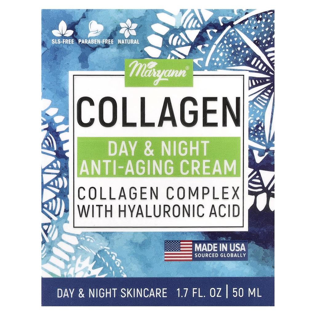 Collagen Day & Night Anti-Aging Cream, All Skin Types, 50 Ml (1.7 Fl Oz)