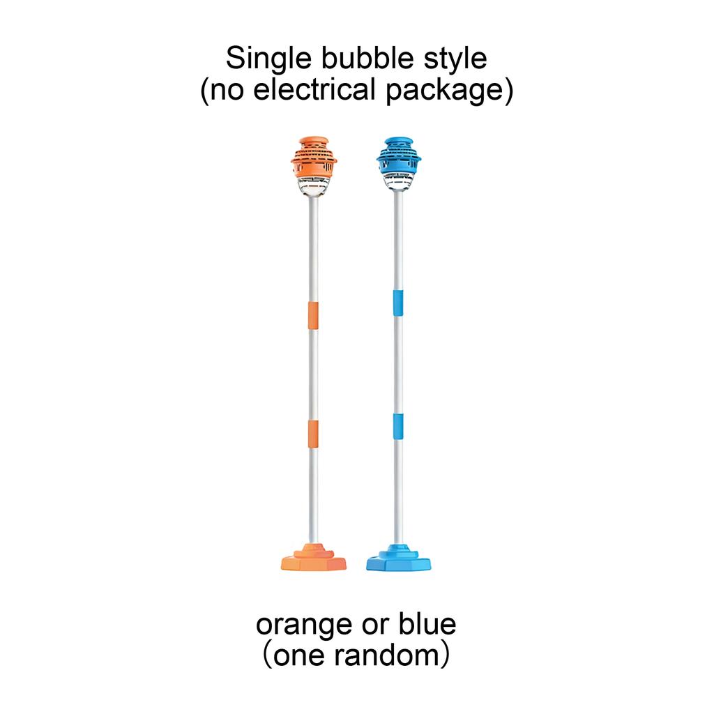 Outdoor Streetlight Bubble Machine – 2- In -1 Automatic Bubble Blower & Water Sprayer – Rechargeable Camping & Party Bubble Toy