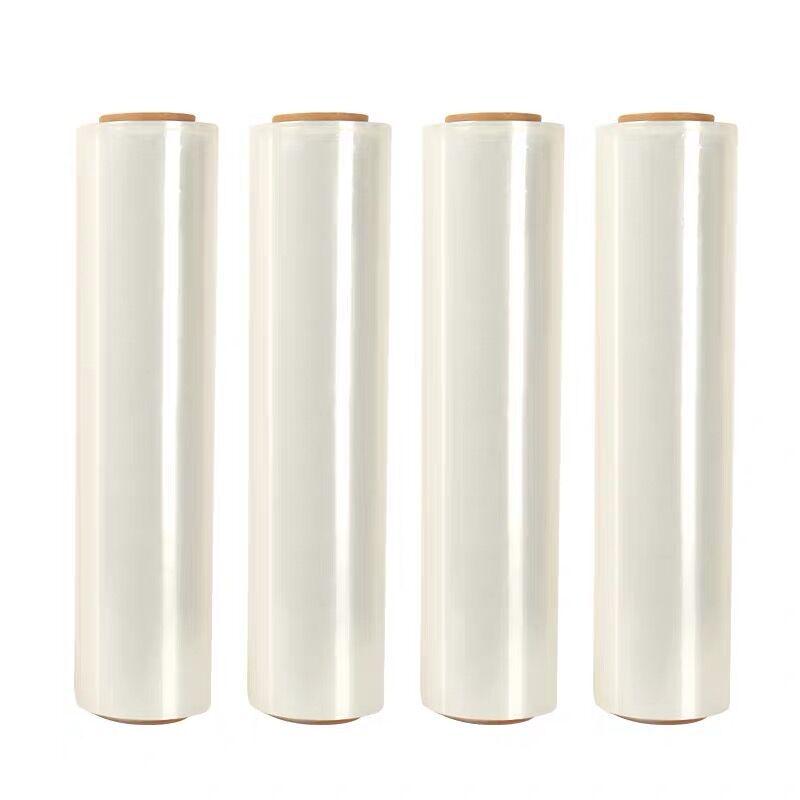 50cm Transparent PE Cling Film Roll - Industrial Stretch Food Wrap