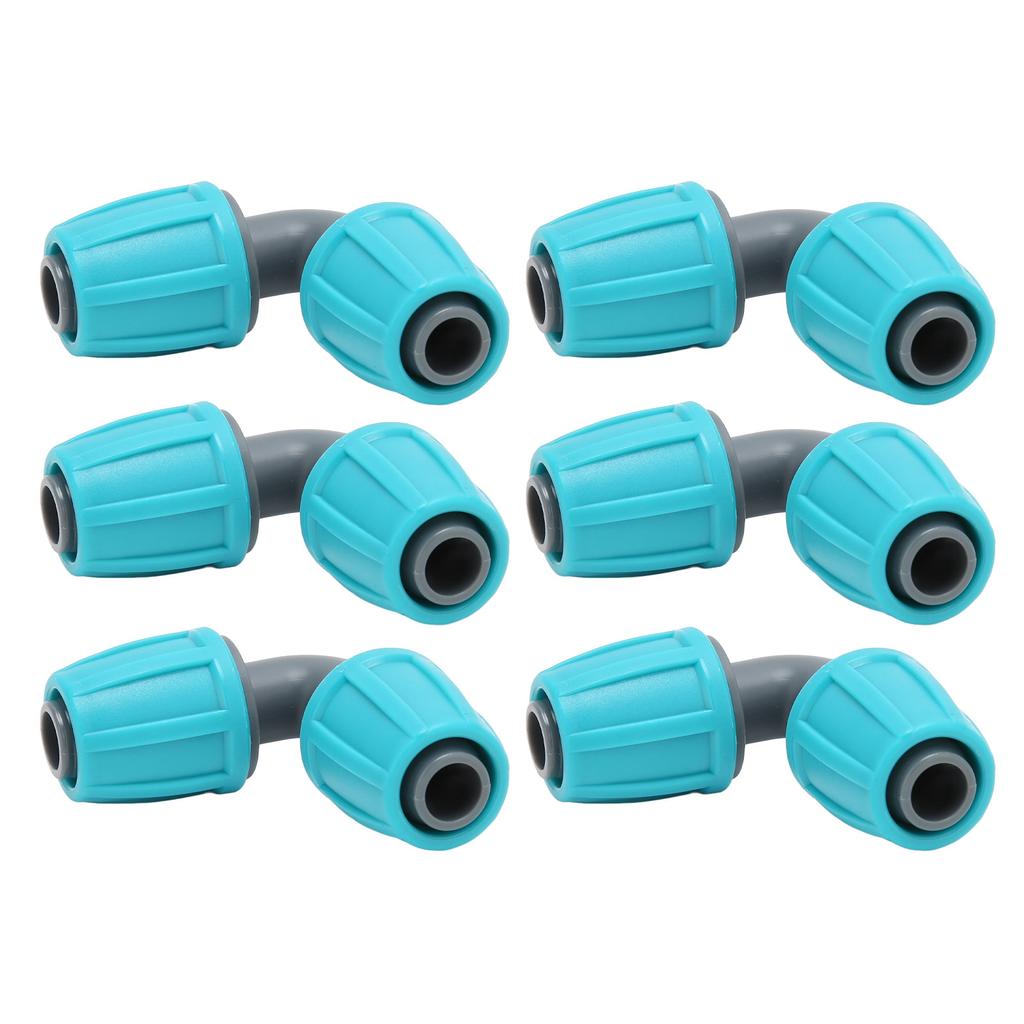 10 BUC Conector cu blocare cu barbă 16mm PE Cot 90 de grade Racord furtun Grădină Agricol Irigare prin picurare