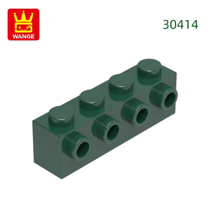Non-Toxic 63Pcs/Lot 30414 Modified 1X4 With Studson Side Block Moc Color Accessories Compatible With Brick Diy Children Toy Assembly