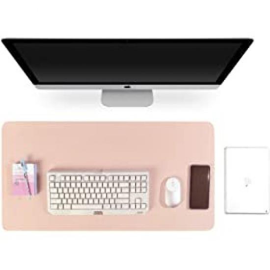 5-Color 4-Size Optional Double Sided Simple Leather Mouse Pad, Desk Pad, Office Supplies Desk Pad, Coaster