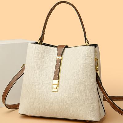 Genuine Leather Bags for Women Shoulder Bag Crossbody Casual Bucket Messenger Bags