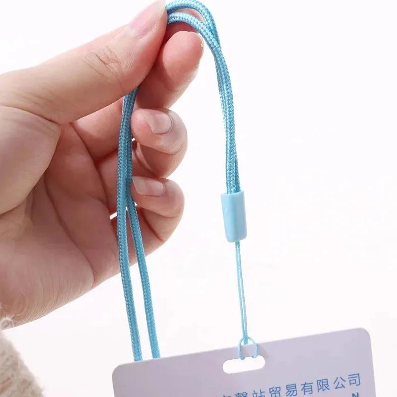 2Pcs/Set Lanyard Nylon Multi-purpose Hanging Neck Long Rope for Mobile Phone Portable Gasket Cards Lanyard String Holders 45cm