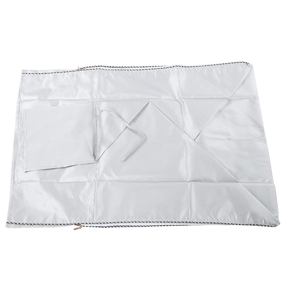 Household Universal Waterproof Sunscreen Washing Machine Dust Cover Protector Accessory(Silver Coating Washing Machine