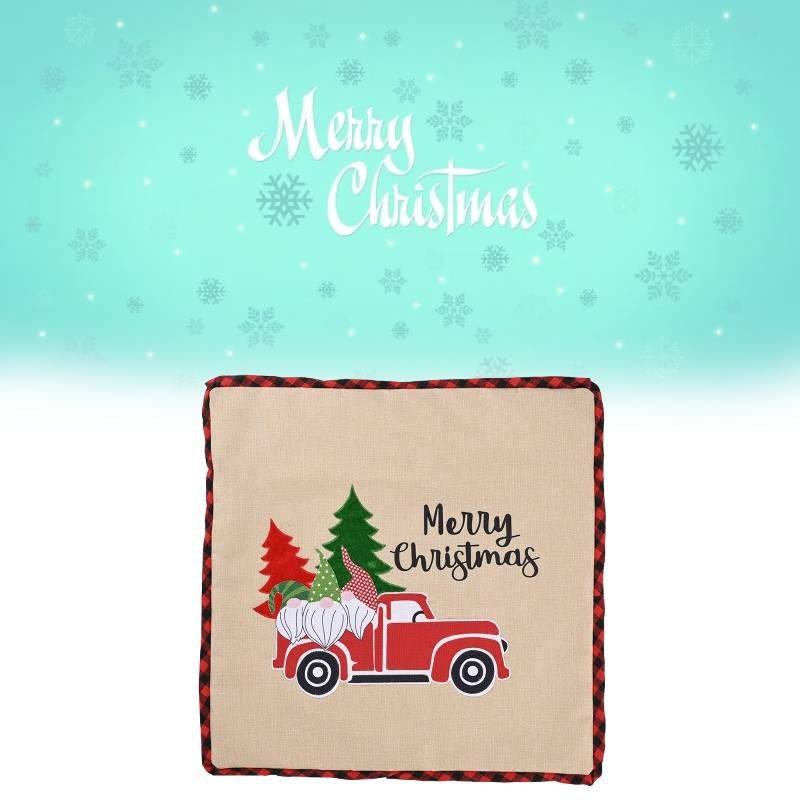Christmas Case Pillow Holidaya Decoration Forest Elderly Sofa Cars Dress Up