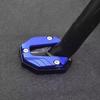 Bike Kickstand Extender Motorcycle Side Stand Pad Aluminum Alloy Enlarged Base for Electric Scooters Portable Secure Motorcycle Parking Accessory