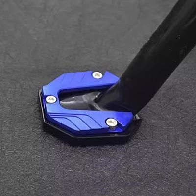 Yousheng Bike Kickstand Extender Motorcycle Side Stand Pad Aluminum Alloy Enlarged Base for Electric Scooters Portable Secure Motorcycle Parking