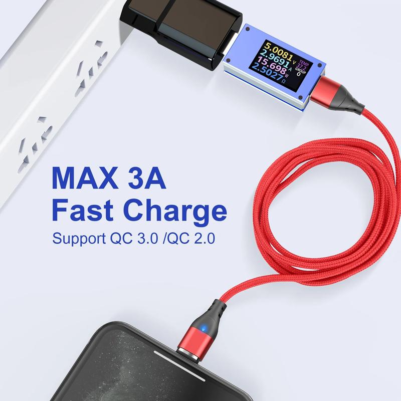Magnetic Fast Charging Micro USB Type C Cable For Samsung Realme Oneplus Huawei Mobile Phone Magnet Wire Data Cord