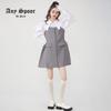 ANY SPOOR 2024 Spring Women's Shirt Patchwork Mini Dress