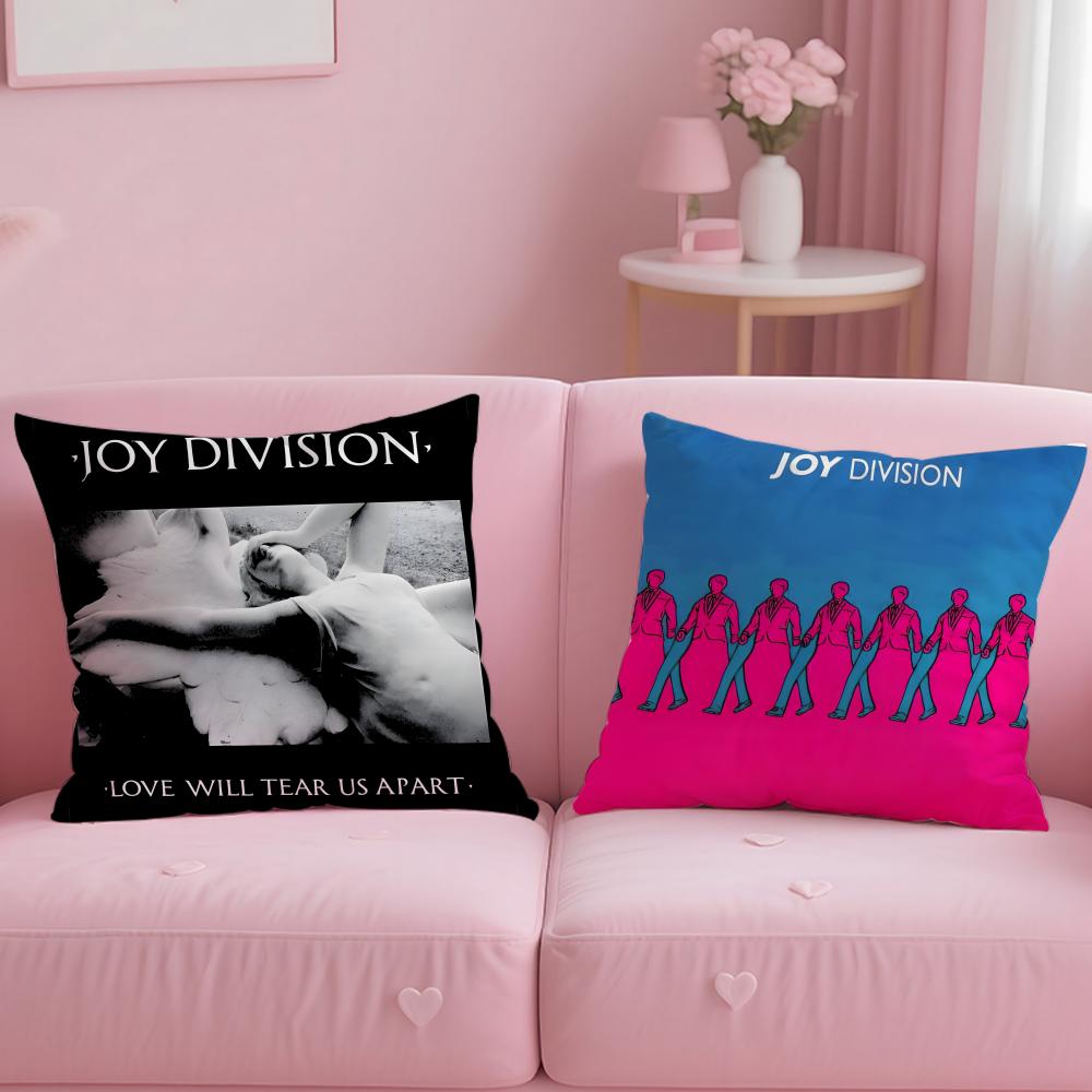 Punk Band J-Joy Division Cushion Cover Comfortable Reversible Pillow Cover Ideal for Car Sofa Bedroom & Beyond