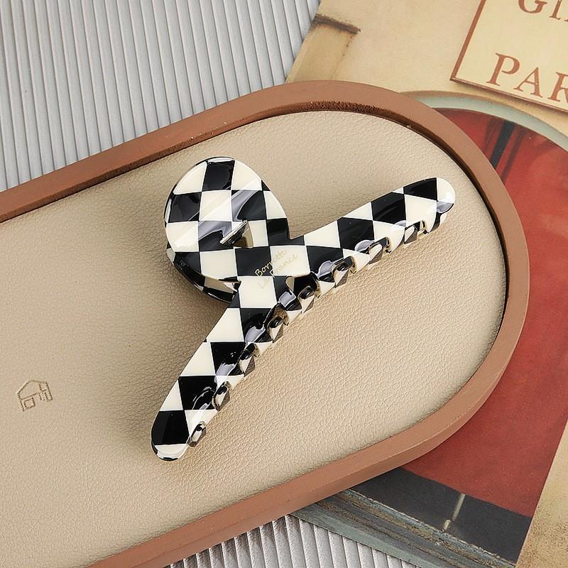 Acetic Acid Grab Clip Trendy Fine French High-End Sense Large Shark Clip Hair Volume Multi-Hair Grab Headgear Women