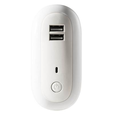 Night Lights Plug Into Wall LED Wall Bedside Lamp with 2 USB Charging Ports Adjustable Brightness