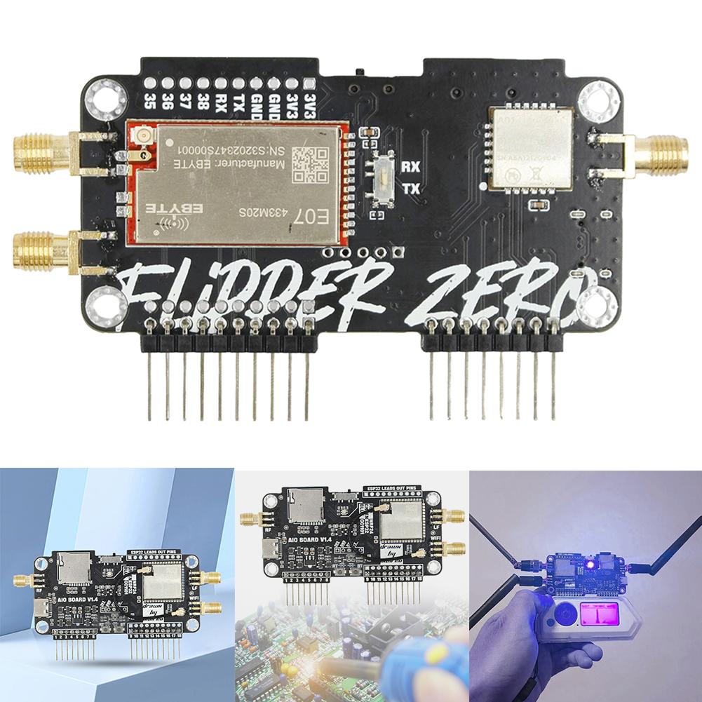 For Flipper Zero Multiboard Expansion Board 3 In 1 2.4G Module Expansion High Gain CC1101 Module NRF Sniffer Mousejacker