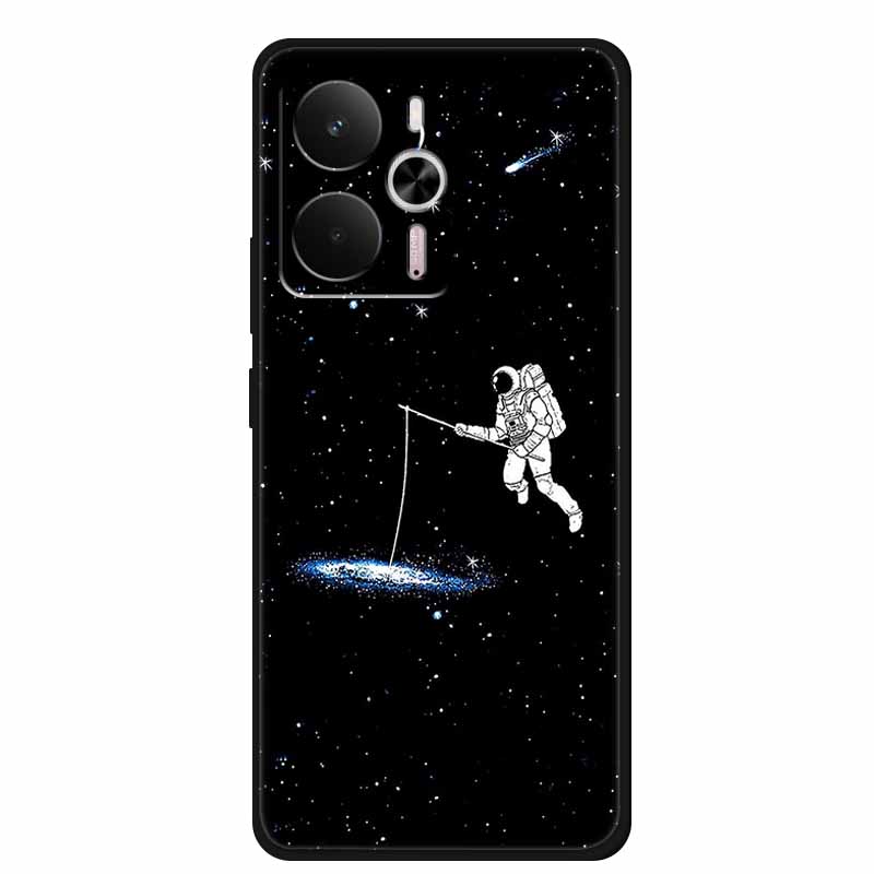 For Realme 14 Case Realme14 5G RMX5070 Phone Shell Soft Silicone Back Cover For Realme 14 Global Black TPU Funda Cute Capa Coque