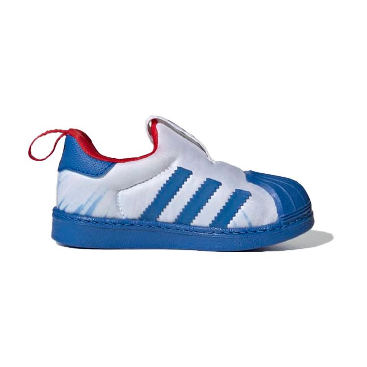 adidas Originals SUPERSTAR 360 Breathable Low Top Toddler Shoes White Blue Red Infant And Toddler FX4882