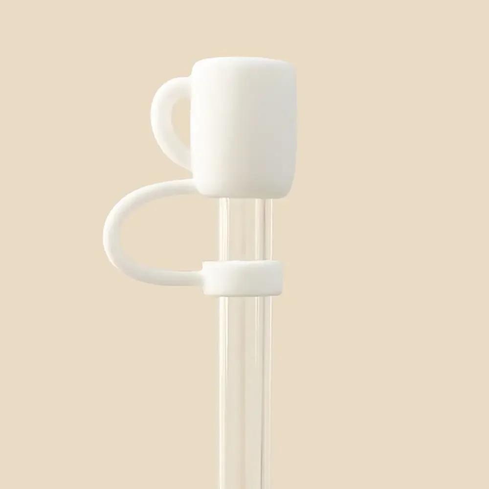Silicone Straw Cover Cap Dust-Proof Bell Flower Straw Topper for Stanley Yeti Tumbler Cup Straws Accessories