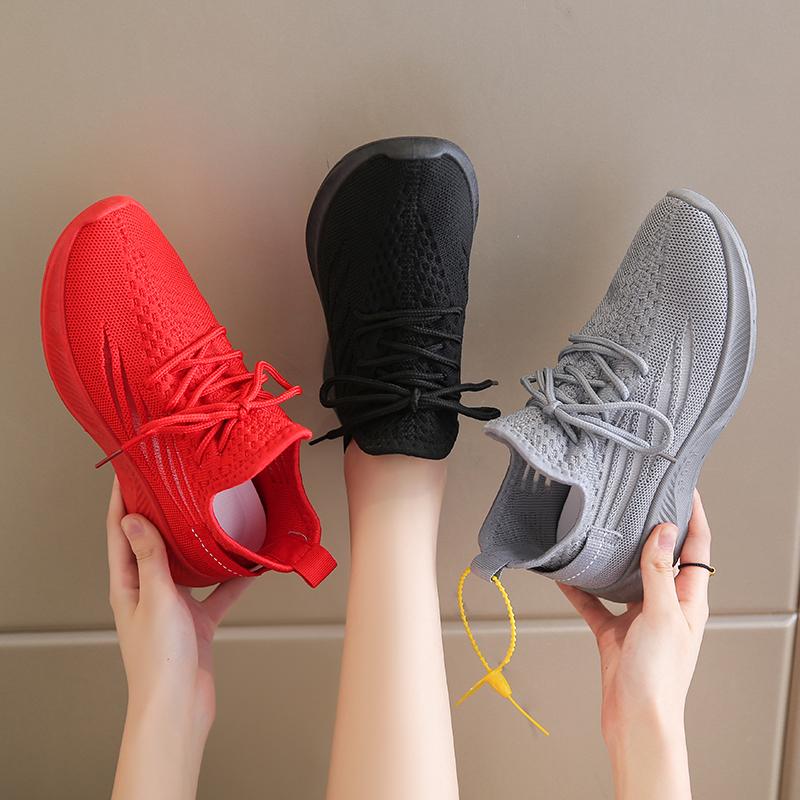 Mode Sommer Beliebt Allround Lässig Hohl Atmungsaktiv Damen Fliegenstrickschuhe Damen Hochwertige Sportschuhe Schuhe