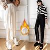 Fashion Women Casual Thicken Harem Pants Autumn Winter Plush Velvet Capris Solid Fleece Chenille Pants Women High Waist Straight Ladies Trousers 2356