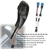 E90 Gear Shift Knob Car LED Lever Handle For BMW E87 E88 E90 E91 E92 E93 /E63 Automatic Transmission Shifter Knob Head Replace
