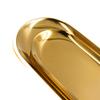 1 PCS Stainless Steel Tray Storage Tray Tea Fruit Tray Cosmetics Jewelry Gold