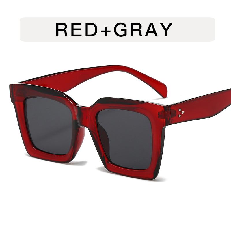 European American Fashion Men's Sunglasses Stylish Square Shape Outdoor Sun Glasses Travelling Fishing Men Glasses