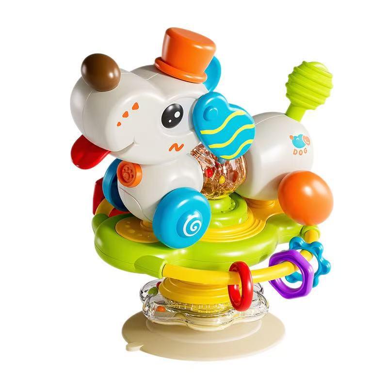 Multifunctional Sensory Suction Cup Puppy Toy - Educational & Fun for Babies