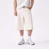 New MLB MONOGRAM Collection New York Yankees SS25 Denim Shorts Men's White 3LDPM0253-50CRD