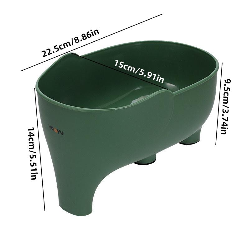 Elephant Drain Basket Multifunctional Kitchen Sink Drain Basket Home Kitchen Living Room Vegetable and Fruit Washing Basket6