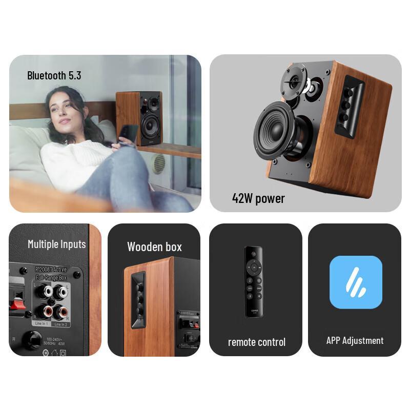 Edifier R1200BT Bluetooth Bookshelf Speakers