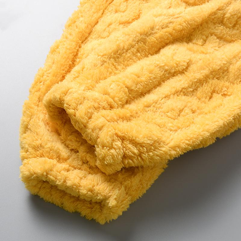 Dámský žakárový pyžamový set a dlouhý župan na zimu 2024 - Všestranné sametové oblečení na doma/ven