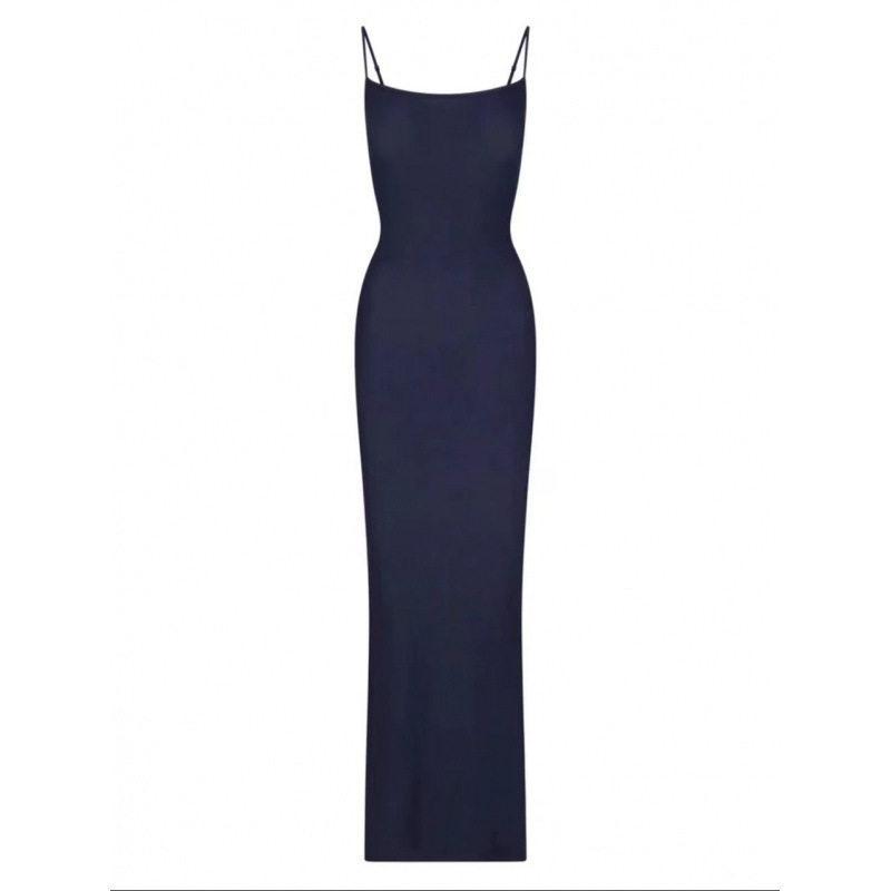 Skims Kardashian Yi Mengling same Spice Girl Threaded Suspender Dress Women's Halter Skinny Hip Wrap Long Skirt