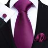 2025 Paisley Floral Men's Tie, Pocket Square & Cufflinks Set