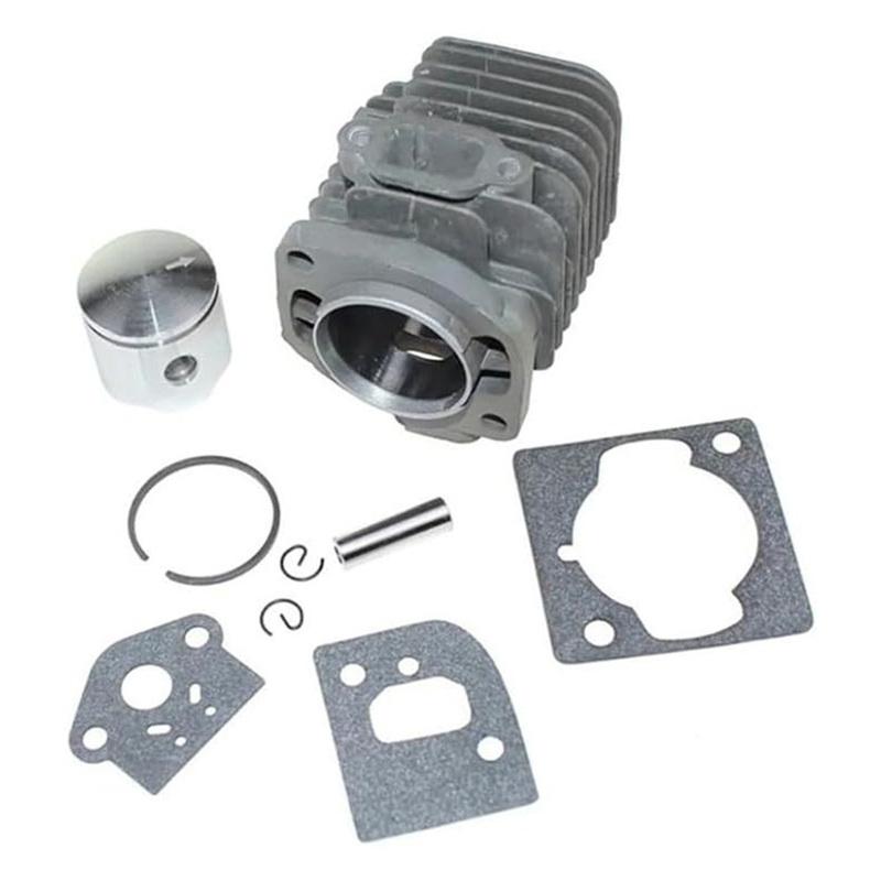 Cylinder piston kit compatible with For DH165ST DH185ST DH232 DH235 HT232 HT235 hedge trimmers metal replacement
