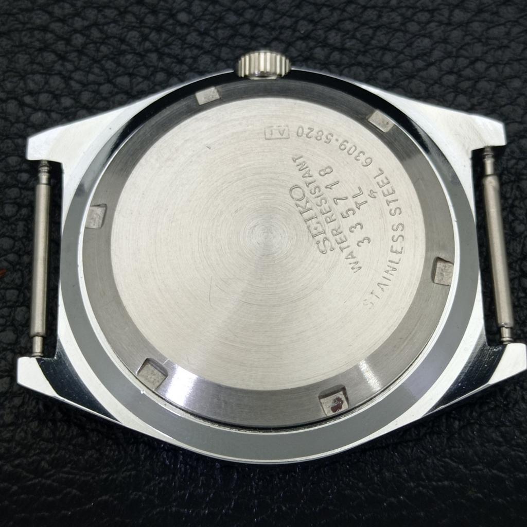 REFURBISHED JAPAN MADE SEIKO 5 AUTOMATIC MENS WATCH GREEN DIAL CUSTOM a440064-2 QV90-a440064