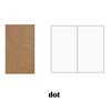 1Pc Refillable Paper Traveler'S Notebook Filler Papers Journal Dairy Inserts Refill Leather Notebook Blank Line Kraft Quality