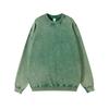 Herbst und Winter Herrenpullover American Retro Old Washed Einfarbig Rundhalspullover Große Größe Lockerer Pullover