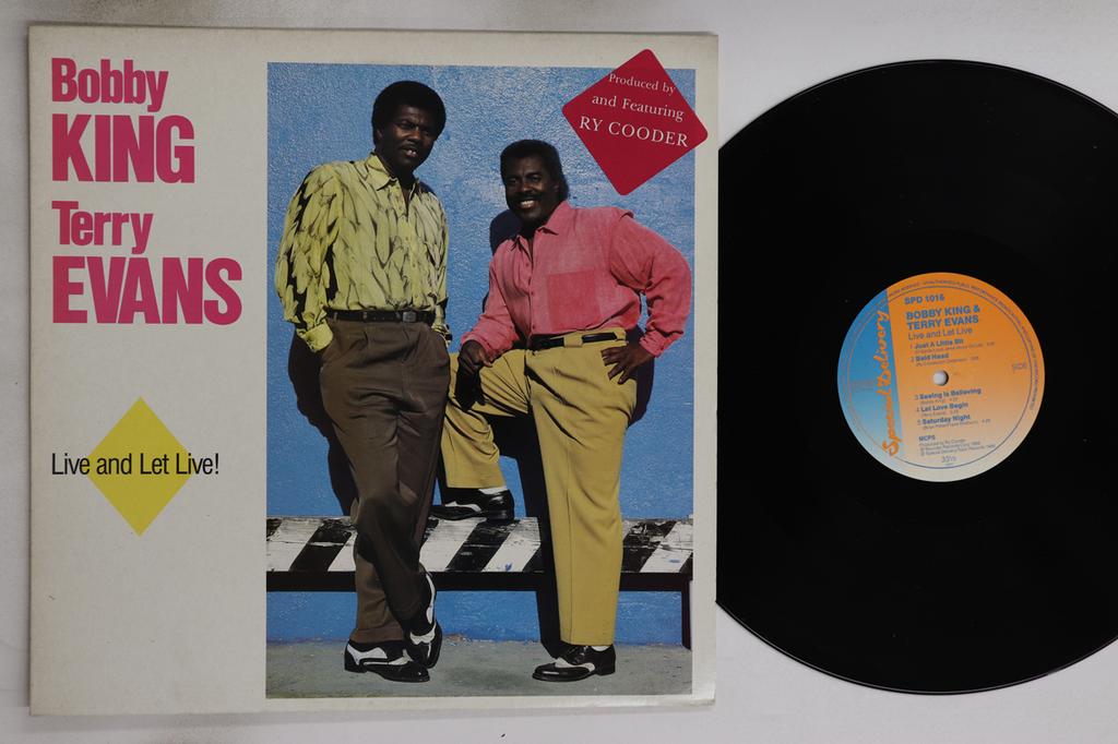LP Record BOBBY KING TERRY EVANS Live And Let Live SPD1016 SPECIAL DELIVER 1988 UK SoulFunk Used