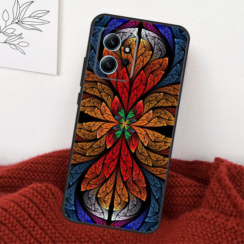 Vintage Ornament Case For Xiaomi Redmi Note 13 9 10 11 12 14 15 Pro Plus Cover For Redmi 15 C 12C 13C 14C 10C