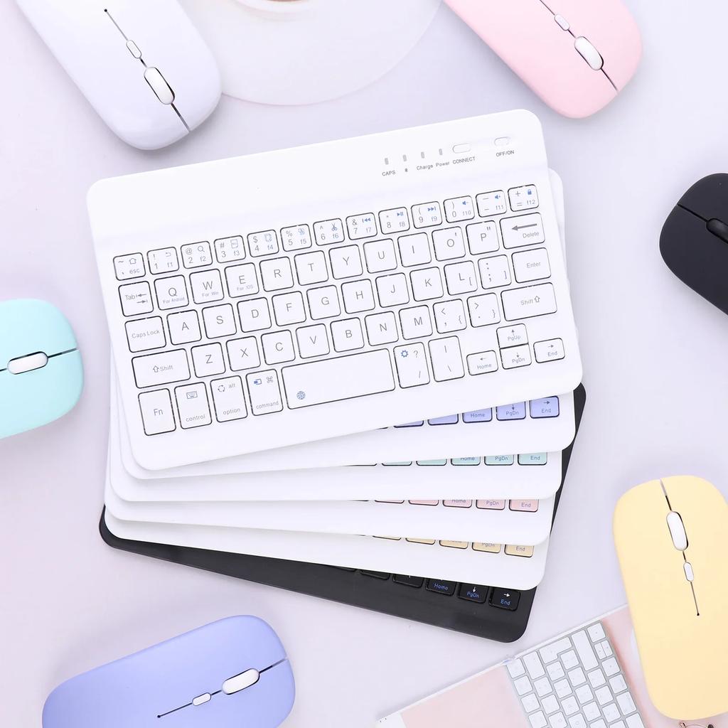 Bluetooth Keyboard and Mouse For IPad Xiaomi Samsung Huawei Phone Tablet Slim Mini Wireless Keyboard