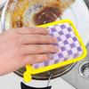 5pcs double-sided Washing Sponges strong decontamination durable and gentle on hands for Home Dishwashing Sink Bathroom Cookware