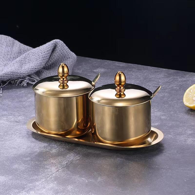 Mailang 304 Stainless Steel Seasoning Jar Set