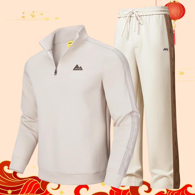 JEEP Men s Stylish Casual Sports Hoodie Set L